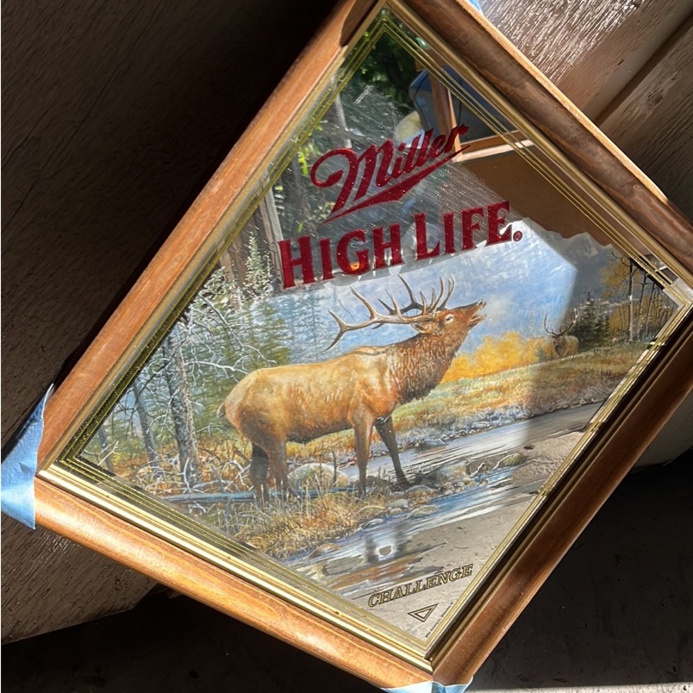 Miller high life mirror pictures